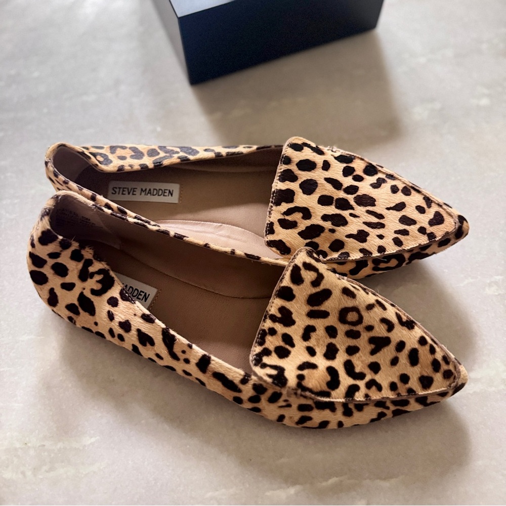 Steve Madden Animal Print Loafers